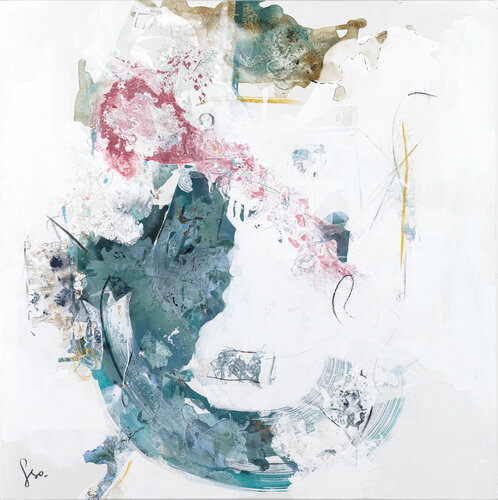Mediterranean Coral Reef de Isabelle Fournet, Pintura a la venta en Singulart