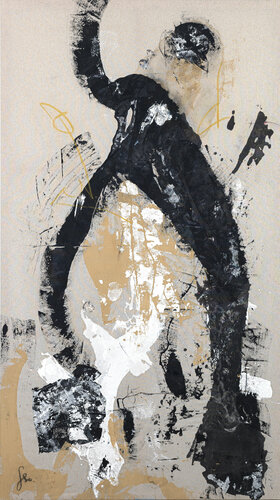 L'homme qui court van Isabelle Fournet, Schilderij te koop op Singulart