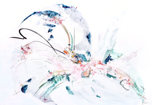 Anémona y caballito de mar Isabelle Fournet