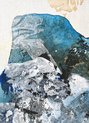 Vivre Ensembles - Montagne di Isabelle Fournet, Pittura in vendita su Singulart