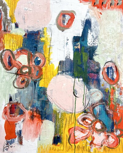 Mediterranean Spring by Isabelle Fournet, Painting for Sale on Singulart
