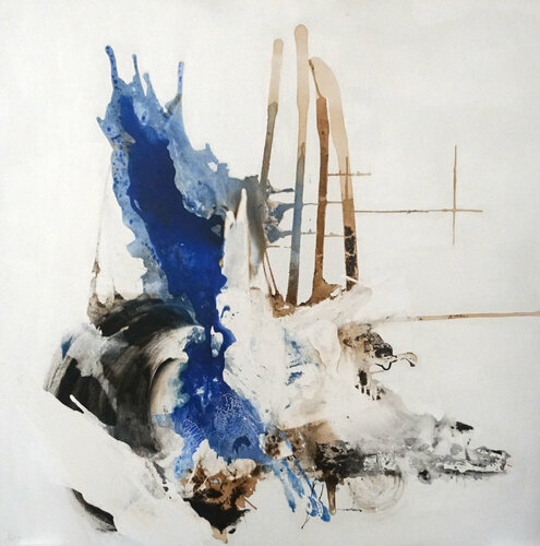 Mediterranean S04 par Isabelle Fournet, Peinture en vente sur Singulart