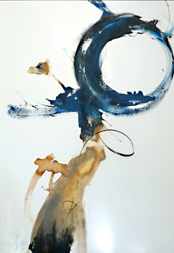 Mediterranean S01 par Isabelle Fournet, Peinture en vente sur Singulart
