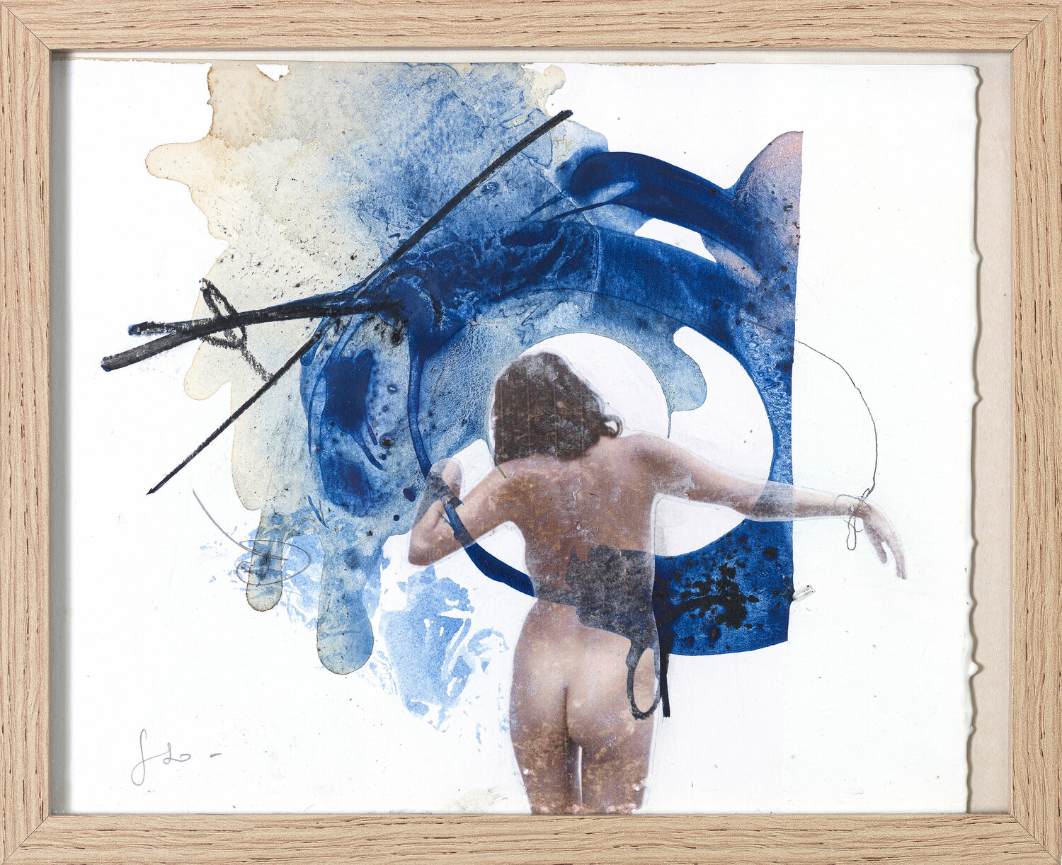 Femme dans l'eau Isabelle Fournet