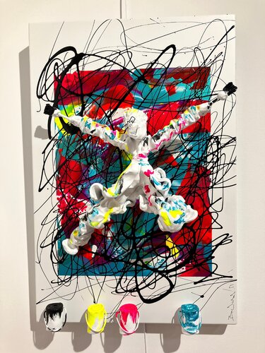 Fluo alu by Bernard Saint Maxent, Painting for Sale on Singulart