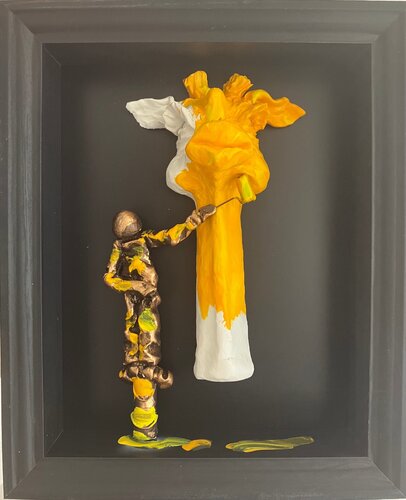 La Girafe 1 von Bernard Saint Maxent, Malerei kaufen auf Singulart