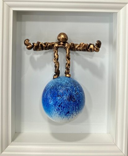 Blue Planète von Bernard Saint Maxent, Malerei kaufen auf Singulart