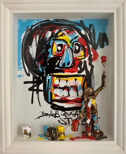 Style Basquiat 6 von Bernard Saint Maxent, Malerei kaufen auf Singulart