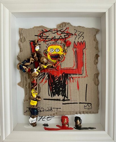 Style Basquiat 5 von Bernard Saint Maxent, Malerei kaufen auf Singulart