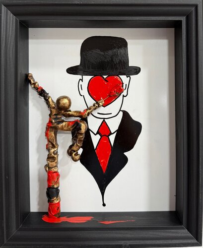 Magritte Love van Bernard Saint Maxent, Schilderij te koop op Singulart
