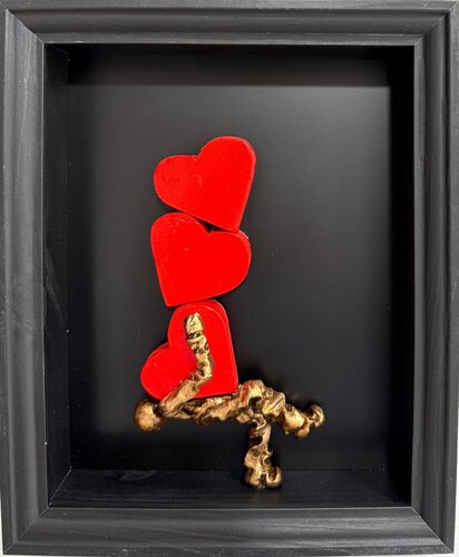 Equilibre love 02.01.25 van Bernard Saint Maxent, Schilderij te koop op Singulart