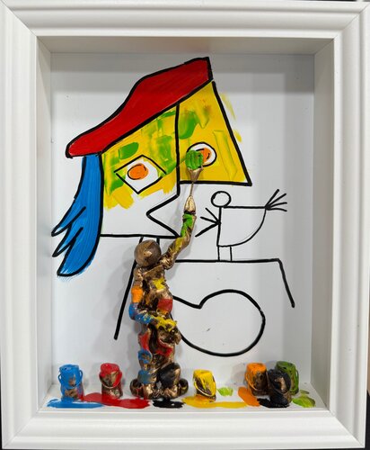Style Picasso 02.04.25 van Bernard Saint Maxent, Schilderij te koop op Singulart