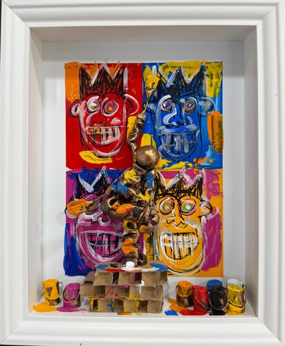 Style Basquiat 02.04.25 van Bernard Saint Maxent, Schilderij te koop op Singulart
