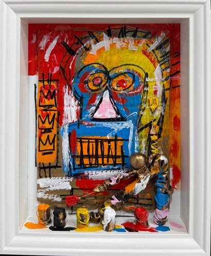Style Basquiat 01.04.25 van Bernard Saint Maxent, Schilderij te koop op Singulart