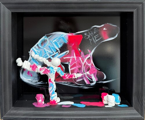 Street art 01.04.25 van Bernard Saint Maxent, Schilderij te koop op Singulart