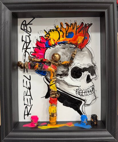 Rebel forever van Bernard Saint Maxent, Schilderij te koop op Singulart