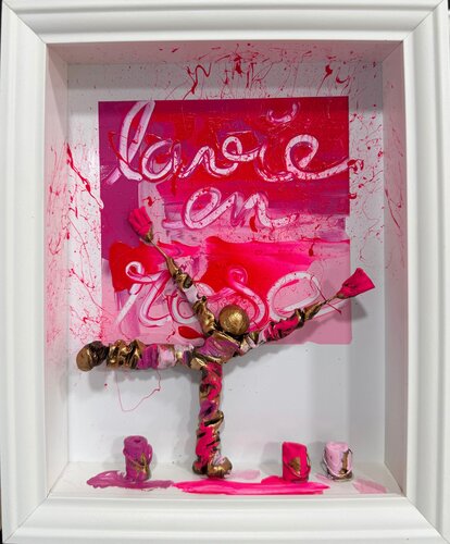 La vie en rose 01.04.25 van Bernard Saint Maxent, Schilderij te koop op Singulart