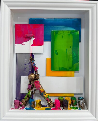 Cases 01.04.25 by Bernard Saint Maxent, Painting for Sale on Singulart