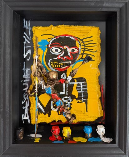 Style Basquiat 01.09.2025 par Bernard Saint Maxent, Peinture en vente sur Singulart