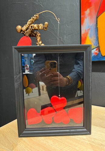 Pêche aux coeurs  par Bernard Saint Maxent, Peinture en vente sur Singulart