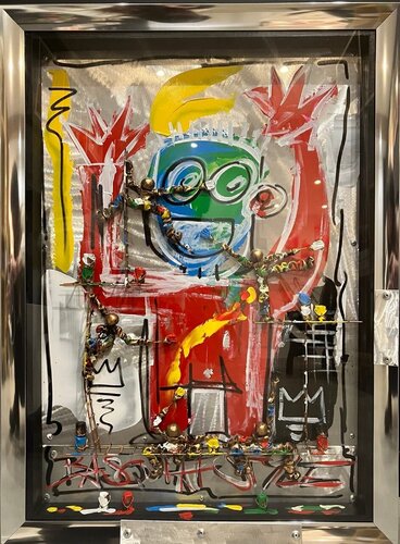 Style Basquiat  van Bernard Saint Maxent, Schilderij te koop op Singulart