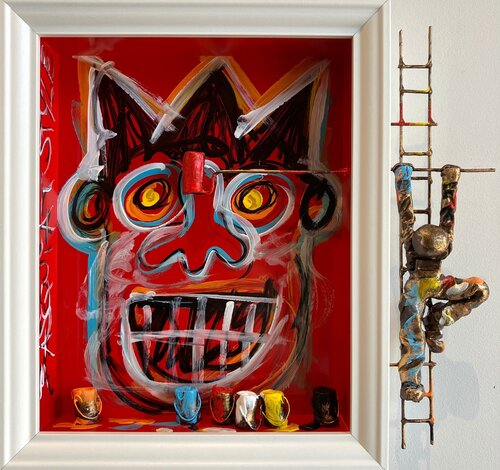 Style Basquiat 01.04.26 de Bernard Saint Maxent, Pintura a la venta en Singulart