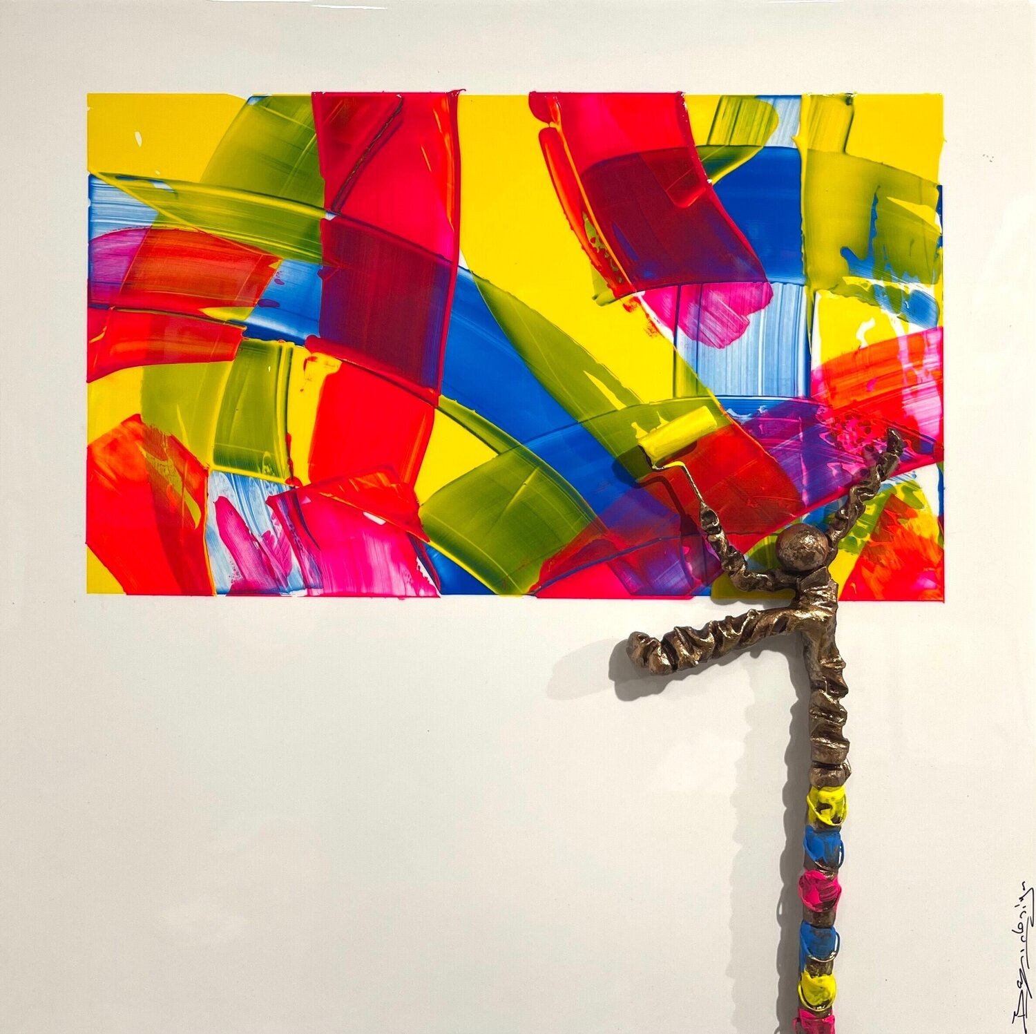 Colors mood Bernard Saint Maxent Origineel schilderij te koop