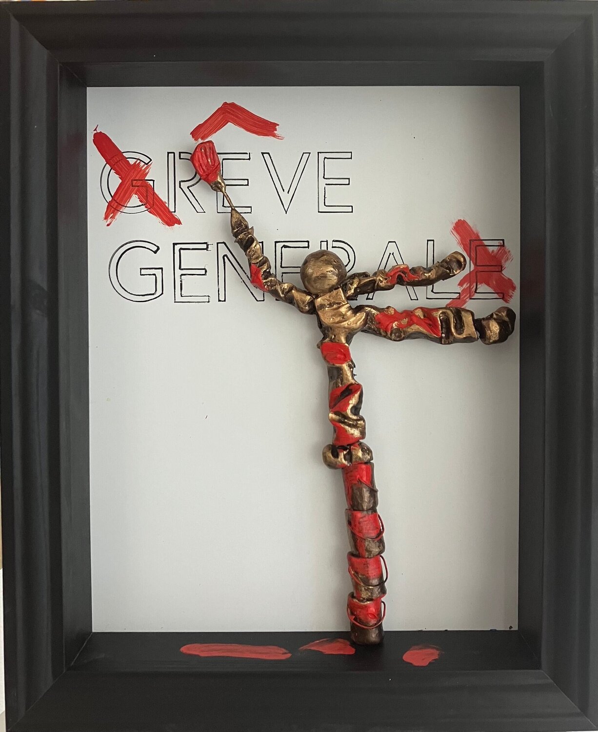 Rêve général Bernard Saint Maxent Dipinto originale in vendita