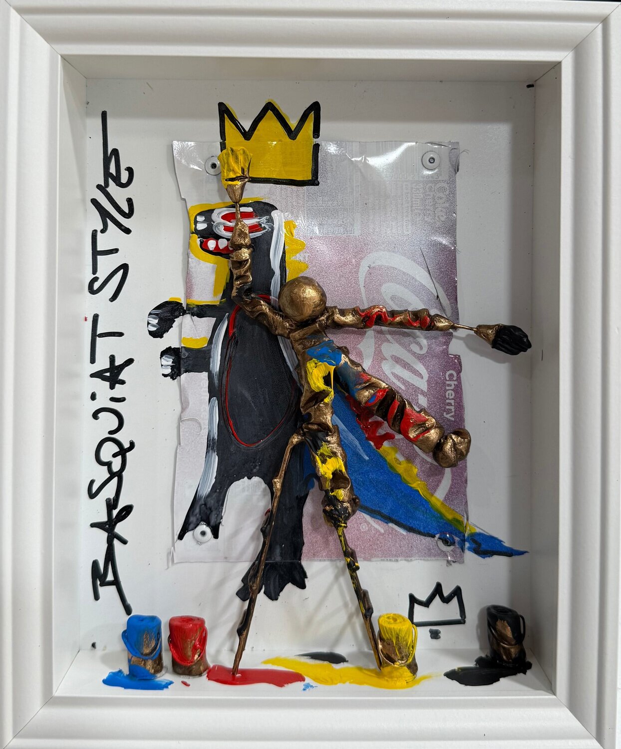 Basquiat 02.01.25 Bernard Saint Maxent Dipinto originale in vendita