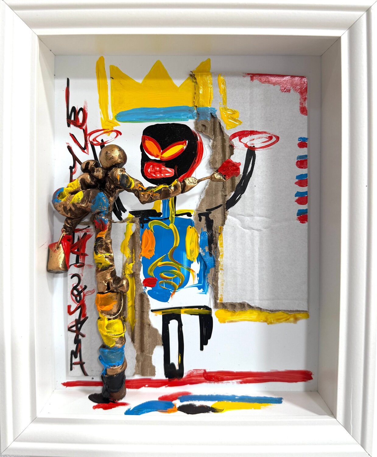 Basquiat 01.01.25 Bernard Saint Maxent Origineel schilderij te koop