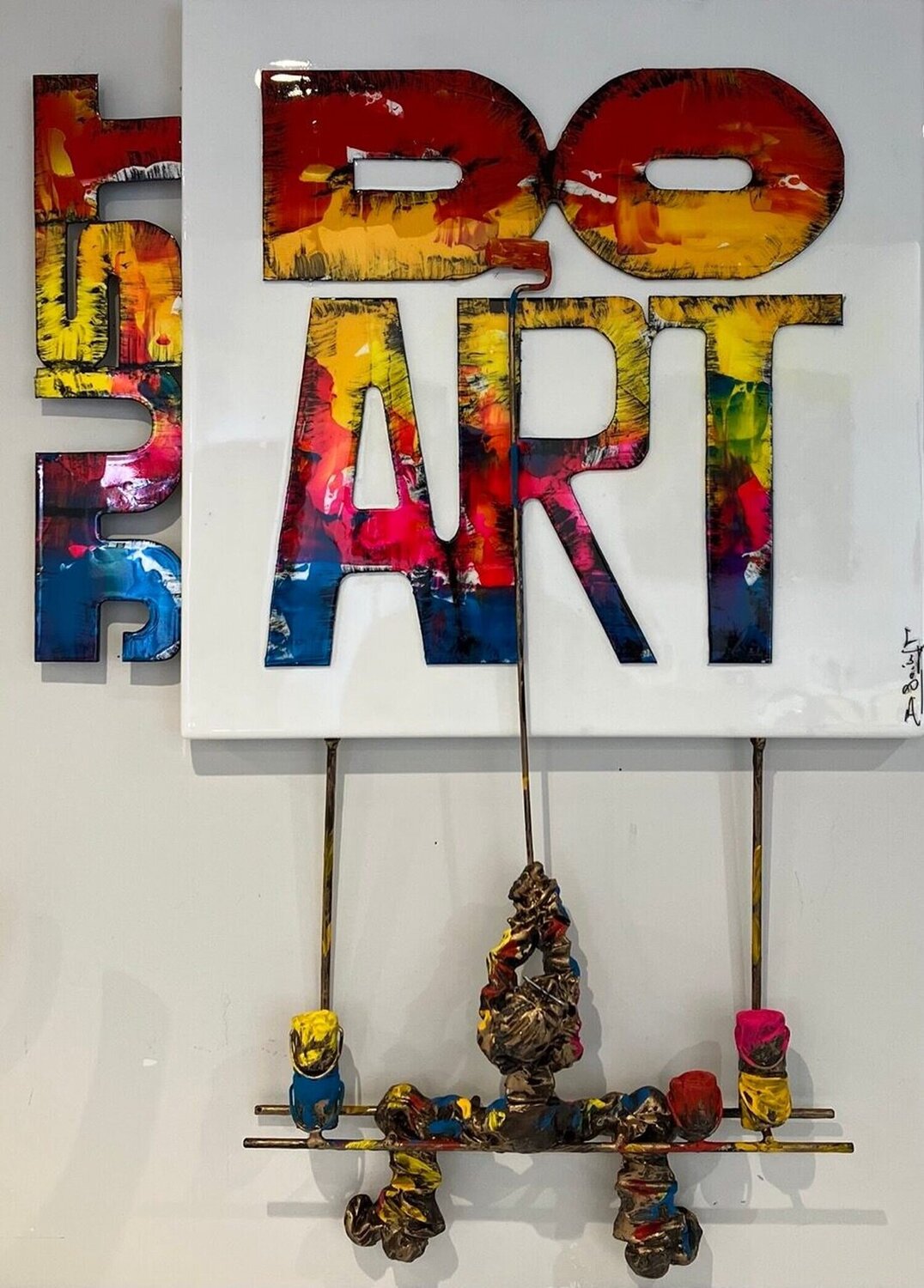 Just do art  Bernard Saint Maxent Origineel schilderij te koop
