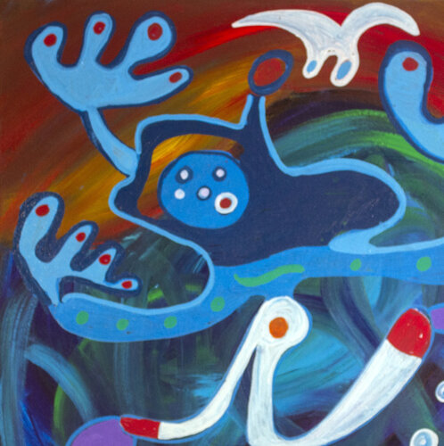Rushing to You van Nathalie Gribinski, Schilderij te koop op Singulart