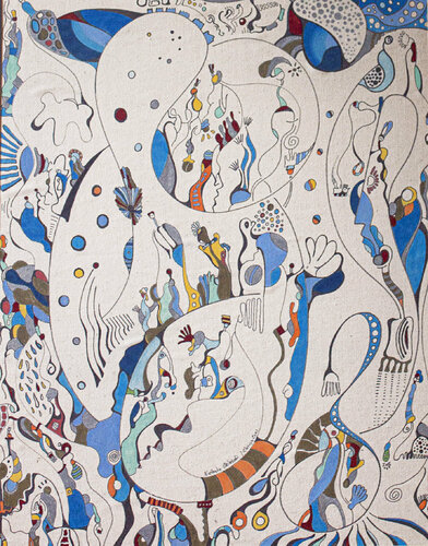 Celestial Looks par Nathalie Gribinski, Peinture en vente sur Singulart