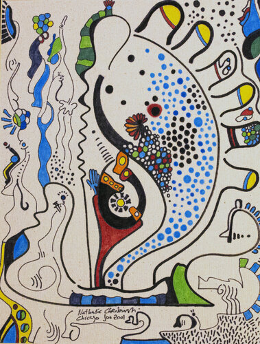 The Feet Dance par Nathalie Gribinski, Peinture en vente sur Singulart