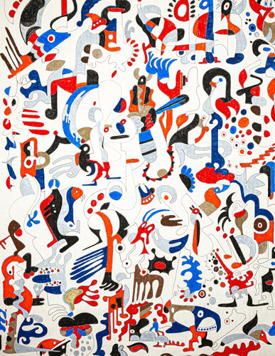 Princess Eagle van Nathalie Gribinski, Schilderij te koop op Singulart