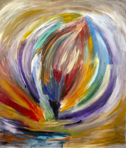 A beautiful Tear of Joy van Nathalie Gribinski, Schilderij te koop op Singulart