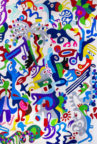 Silver Tree di Nathalie Gribinski, Pittura in vendita su Singulart
