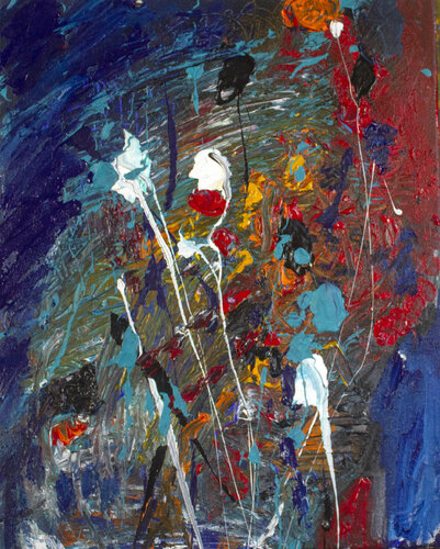 Battle of the Kings van Nathalie Gribinski, Schilderij te koop op Singulart