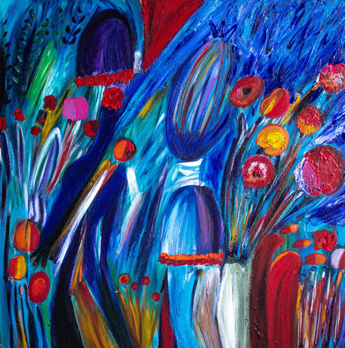 Childhood Two von Nathalie Gribinski, Malerei kaufen auf Singulart