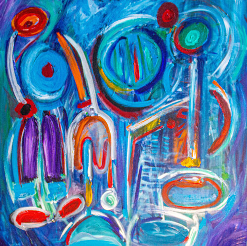 Kindergarden von Nathalie Gribinski, Malerei kaufen auf Singulart