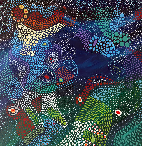 The Dinosaur de Nathalie Gribinski, Pintura a la venta en Singulart