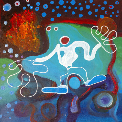 Enchanted World van Nathalie Gribinski, Schilderij te koop op Singulart