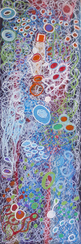 Fog of Joy by Nathalie Gribinski, Painting for Sale on Singulart