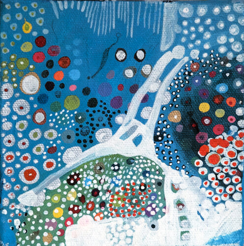 Magic Eiffel Tower van Nathalie Gribinski, Schilderij te koop op Singulart
