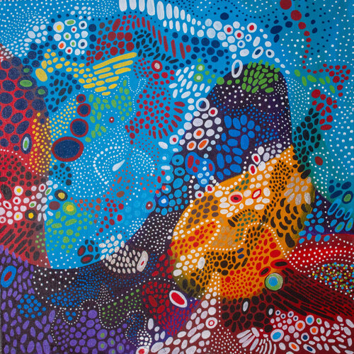 Bubbles Dance di Nathalie Gribinski, Pittura in vendita su Singulart
