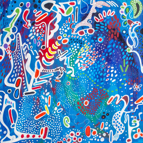 Conversation de Nathalie Gribinski, Pintura a la venta en Singulart
