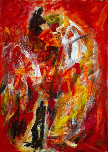 Echos par Nathalie Gribinski, Peinture en vente sur Singulart