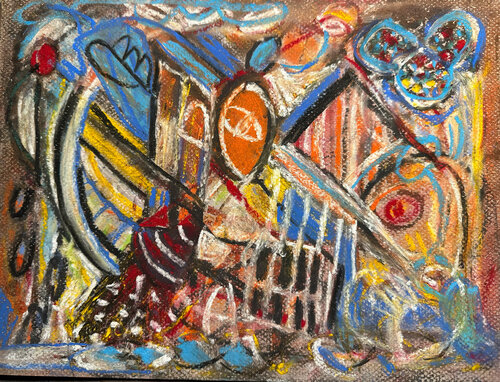 The Grid by Nathalie Gribinski, Work on Paper for Sale on Singulart