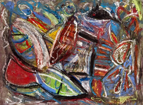 The Boats by Nathalie Gribinski, Work on Paper for Sale on Singulart