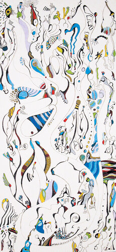 Moon of Desire par Nathalie Gribinski, Peinture en vente sur Singulart